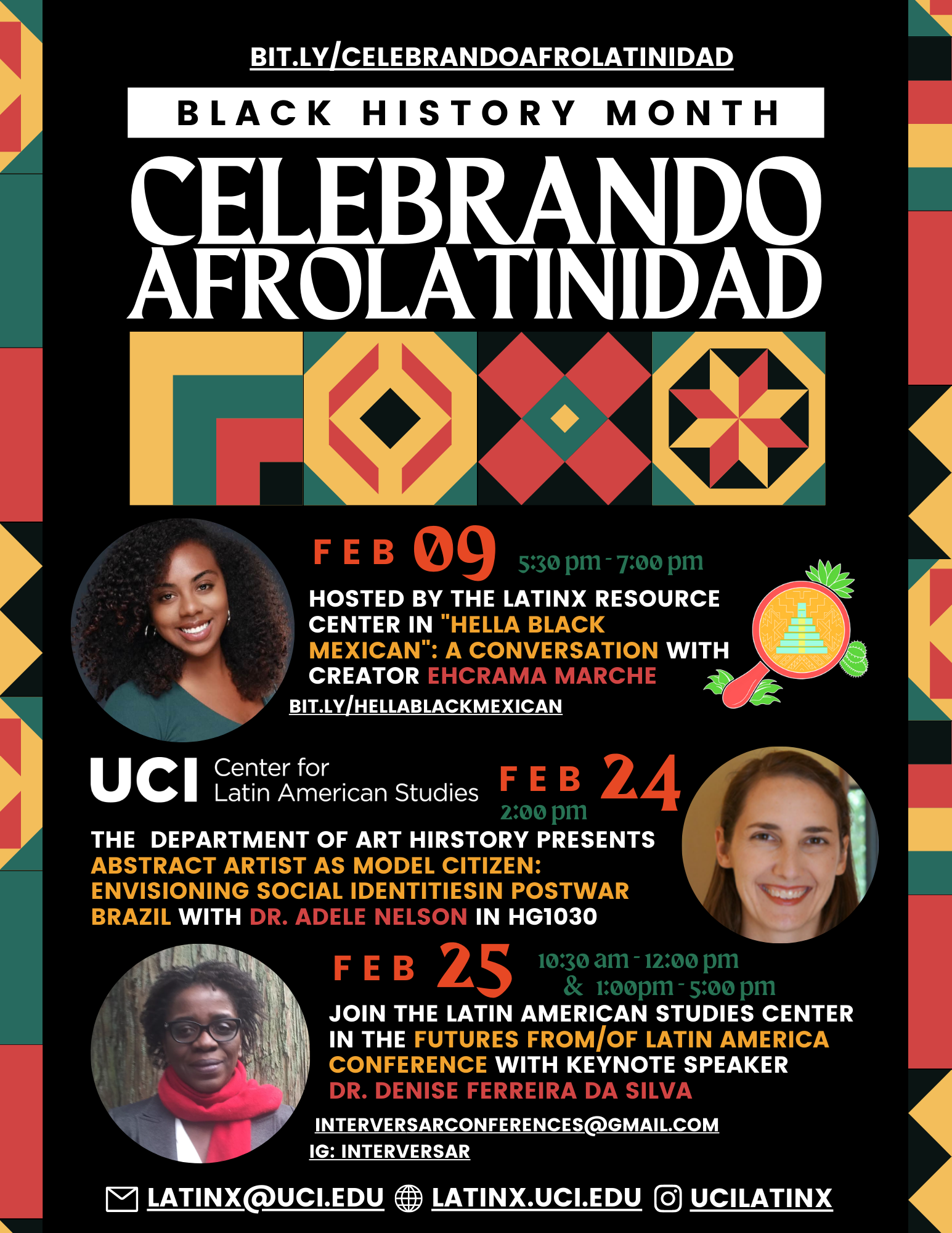 Flyer Celebrating Afrolatinidad