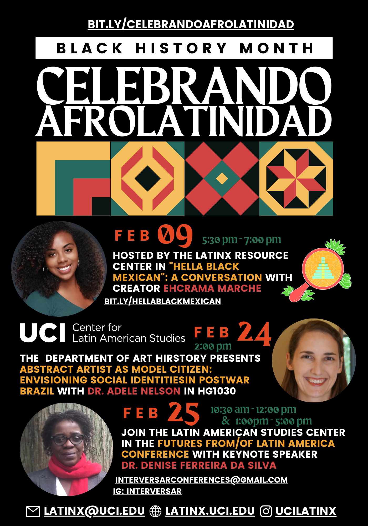 Flyer Celebrating Afrolatinidad